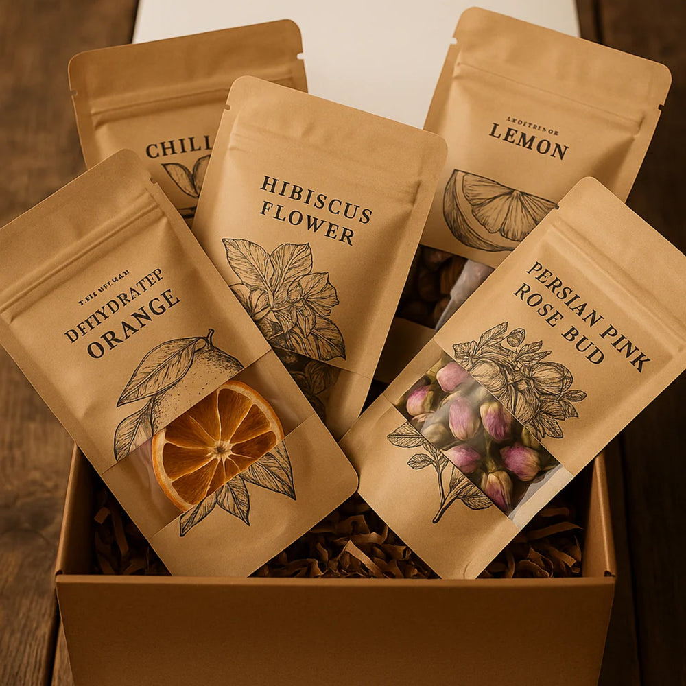 Giftbox 3: Assortiment van 5 Premium Botanicals – Botanicaspices