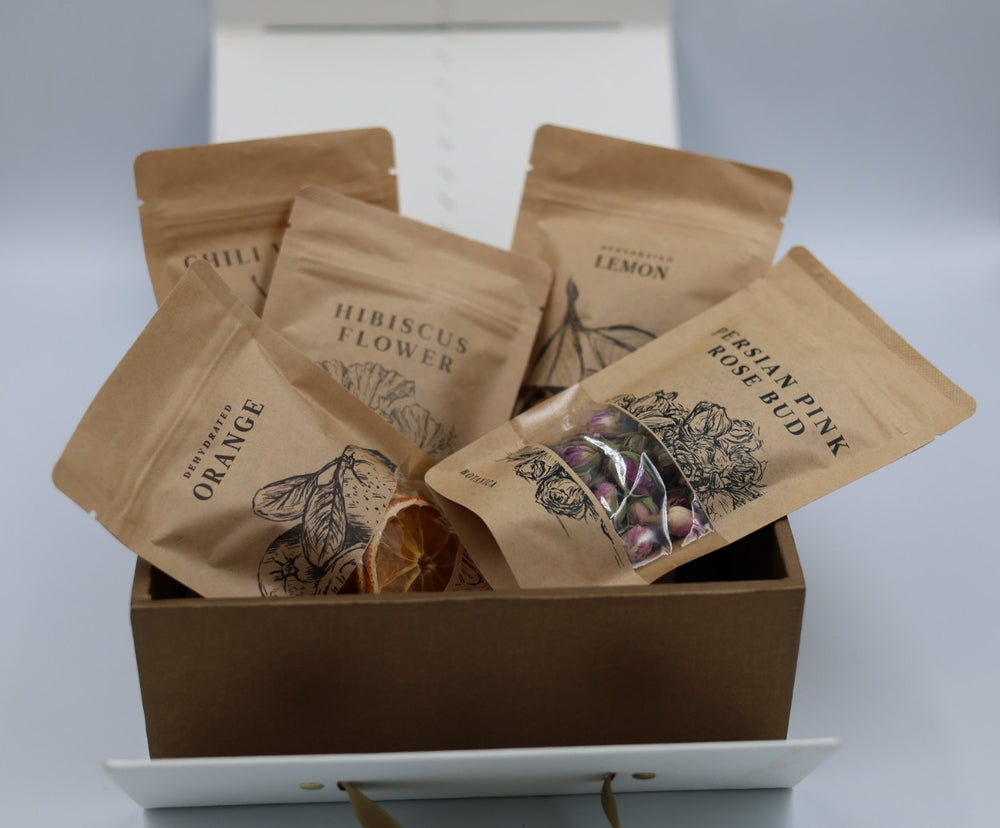 Giftbox 3: Assortiment van 5 Premium Botanicals