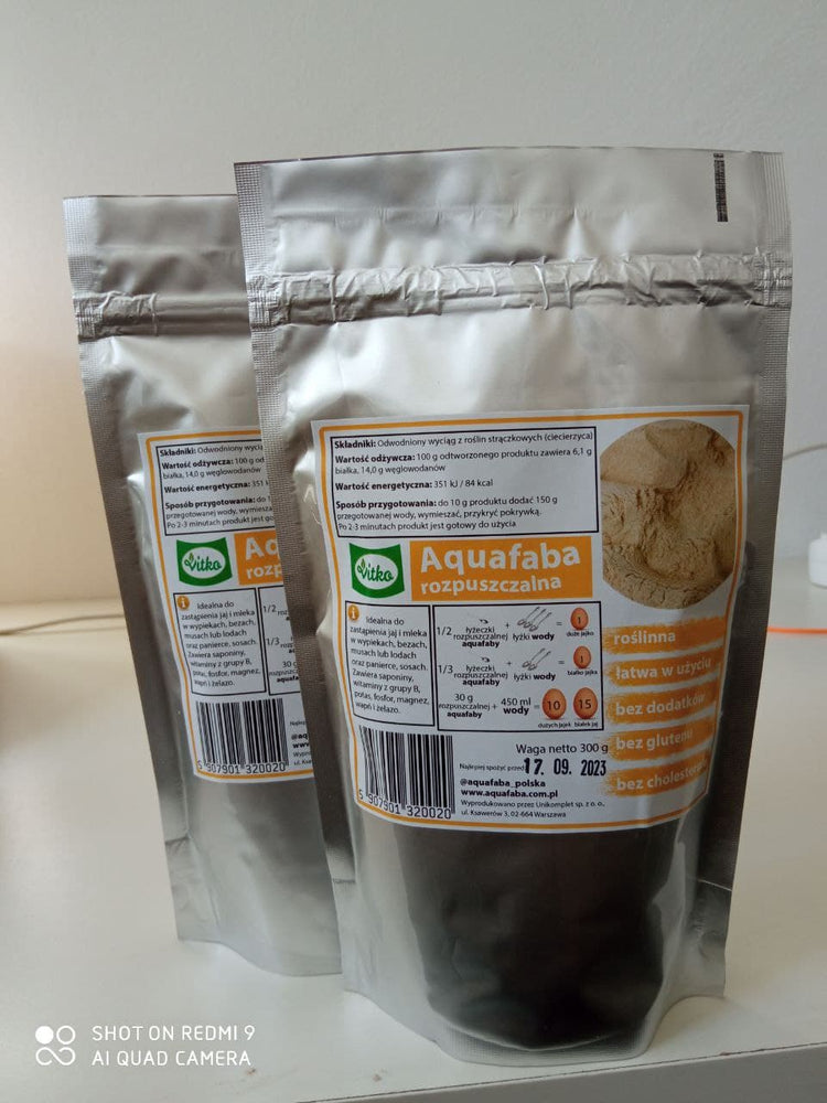 
                  
                    Aquafaba powder protein substitute - vegan
                  
                
