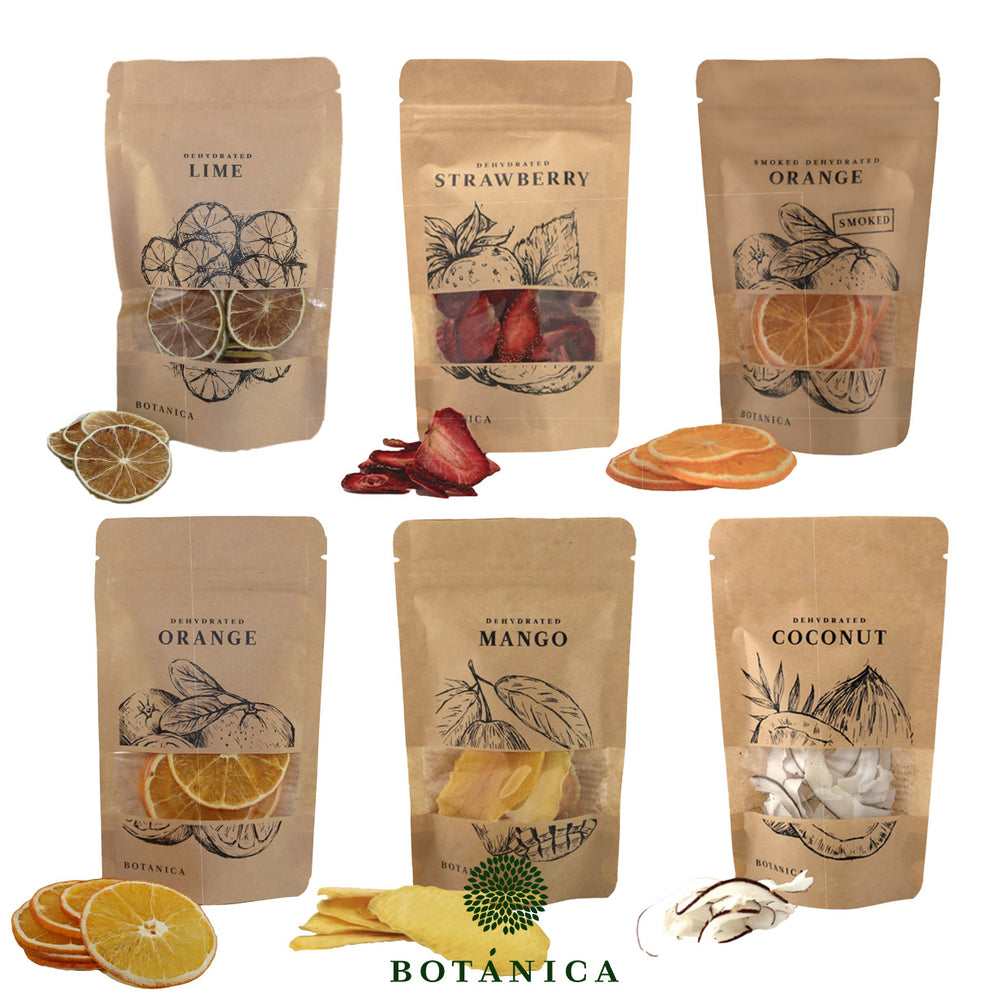 Mélange de fruits secs Botanica 6 variétés en sachet papier – Botanicaspices