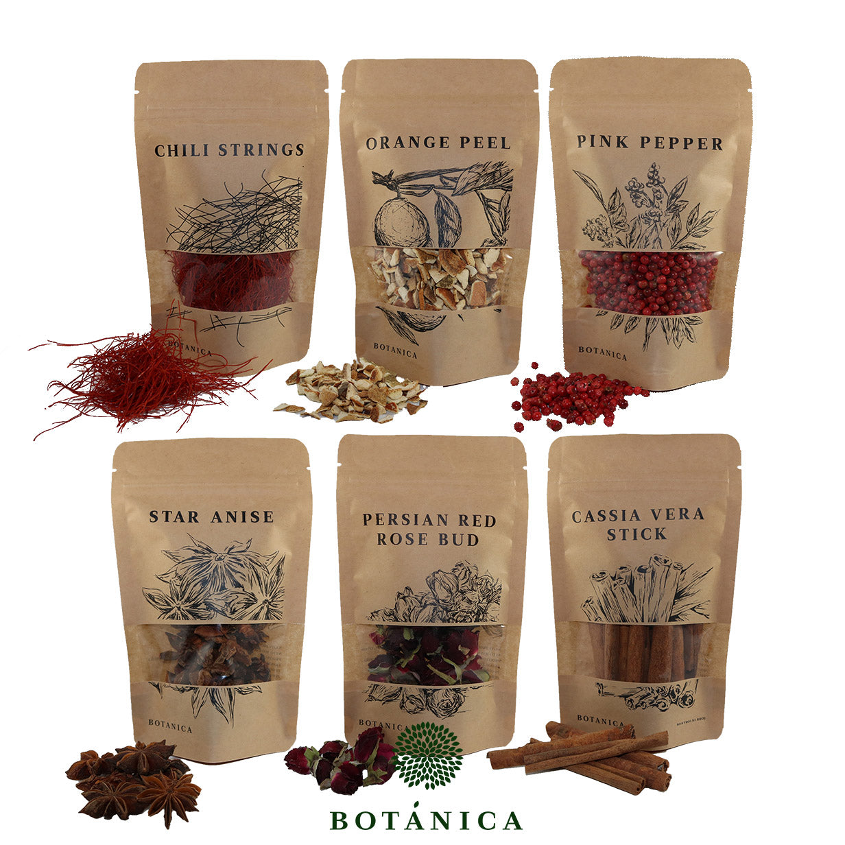 
                  
                    BOTANICA Ginkruiden Gin-botanicals  12 paper bags (375 g)
                  
                